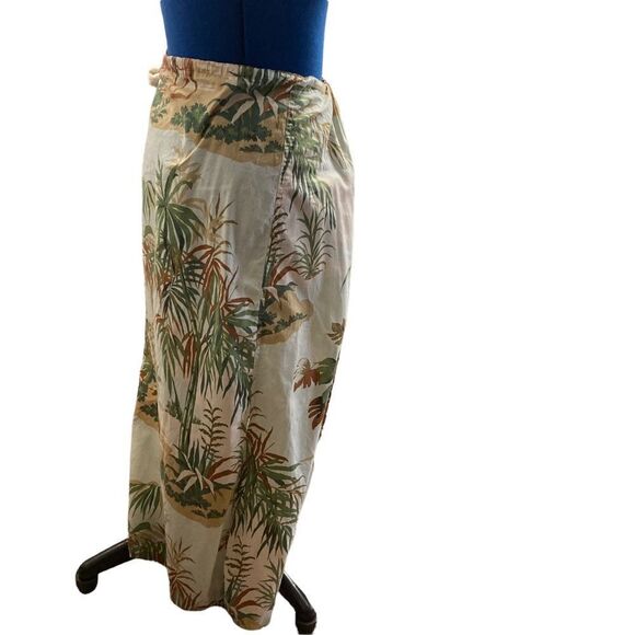 LIZ CLAIBORNE 1990’s Y2K, Hawaiian Novelty Theme Skirt/Swim Cover-up, Size 14 - Picture 2 of 11